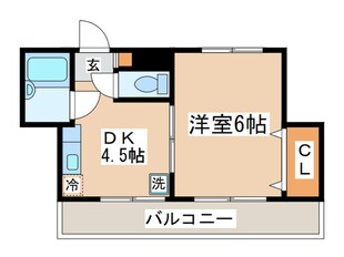 ルック西生田Ａの物件間取画像